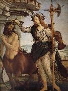 Sandro Botticelli Minerva and the Orc painting